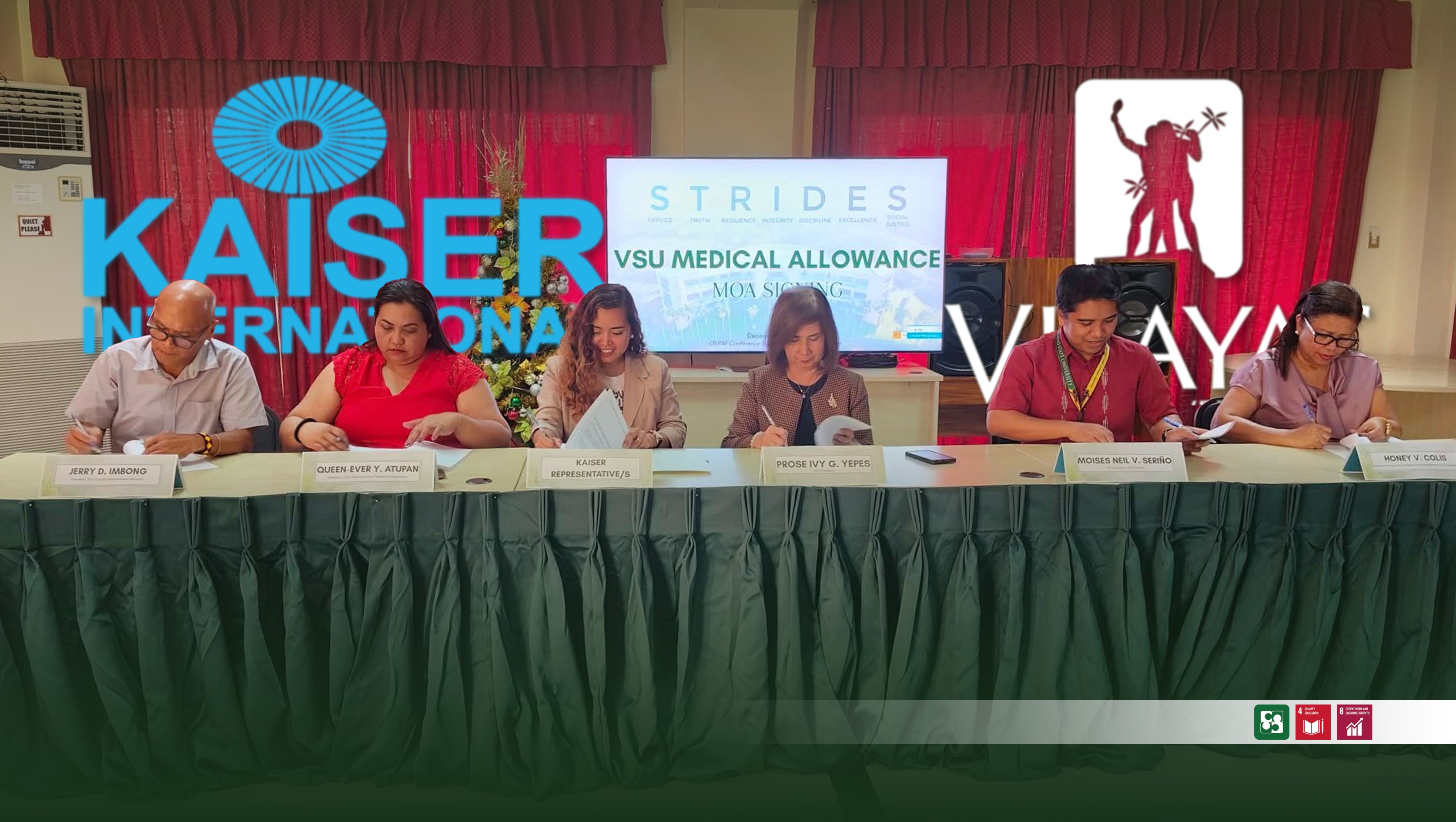 VSU-Employees-Associations-seal-MOA-with-KAISER-on-Medical-Allowance