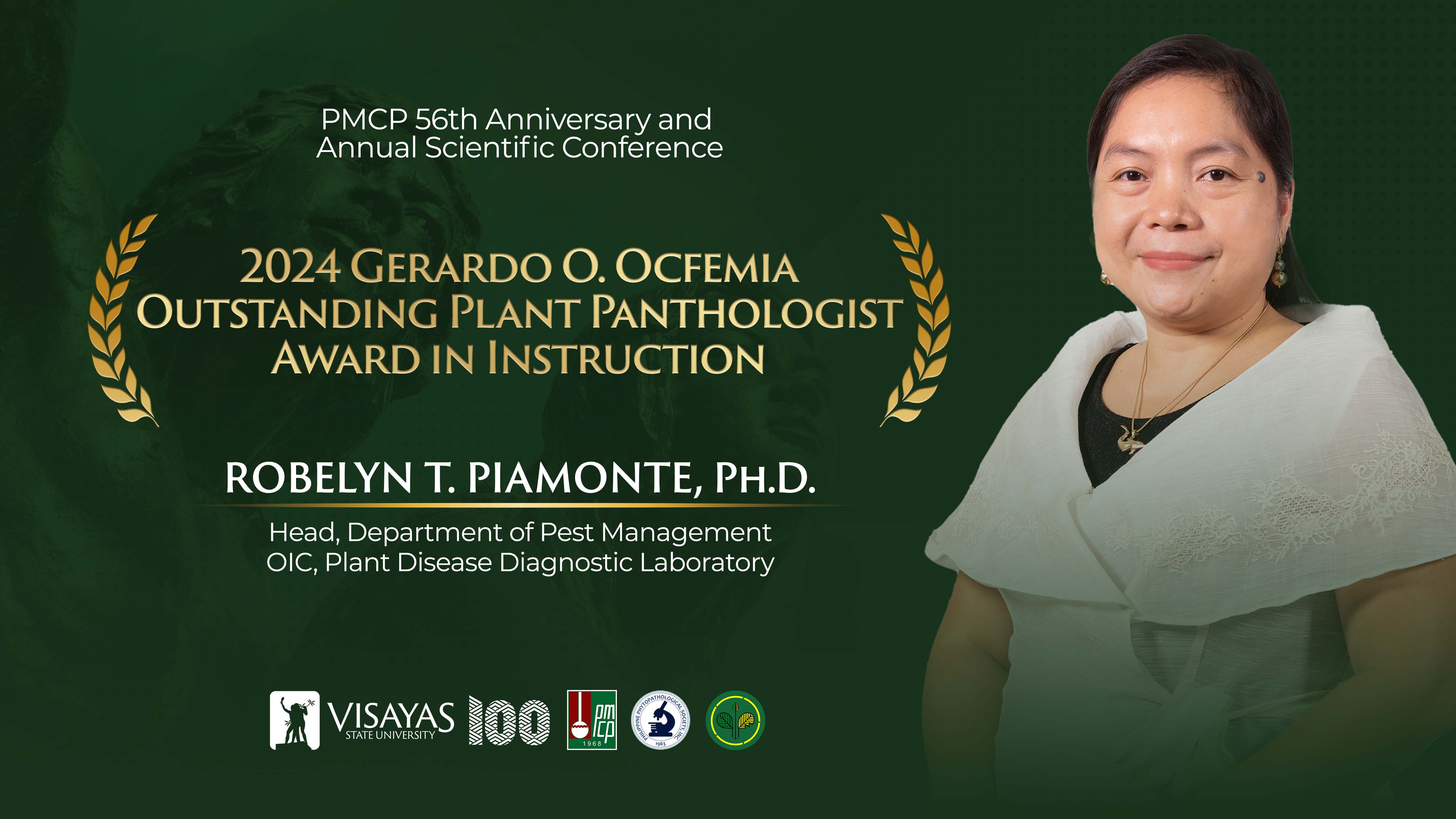 2024 GO Ocfemia Outstanding Plant Pathologist Award