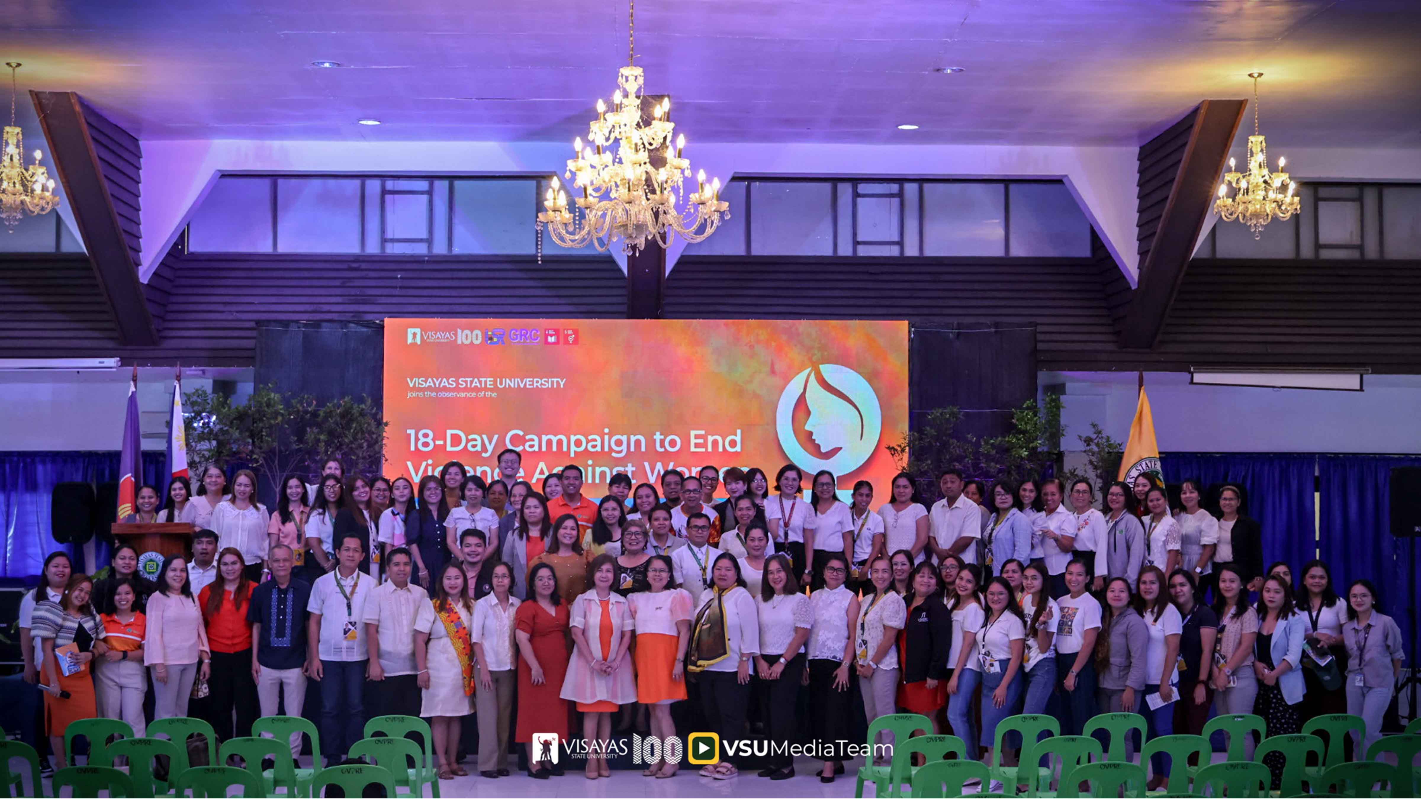 VSU joins the 18-day campaign to end violence against women | Visayas ...